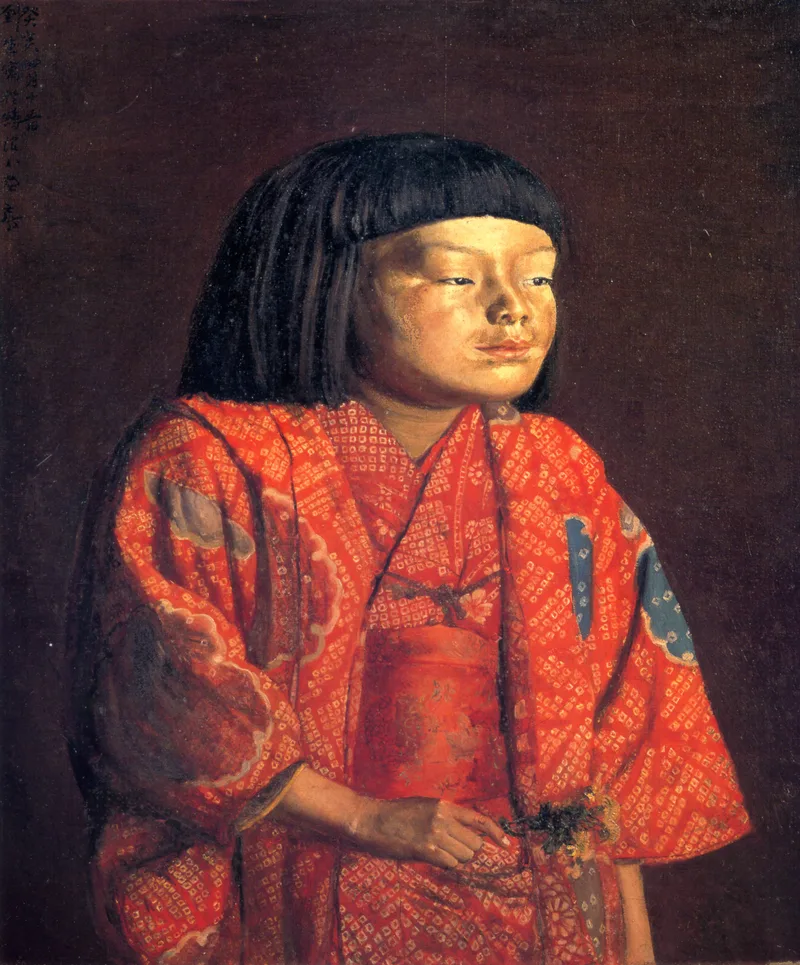 岸田劉生『麗子微笑』大正期の絵画