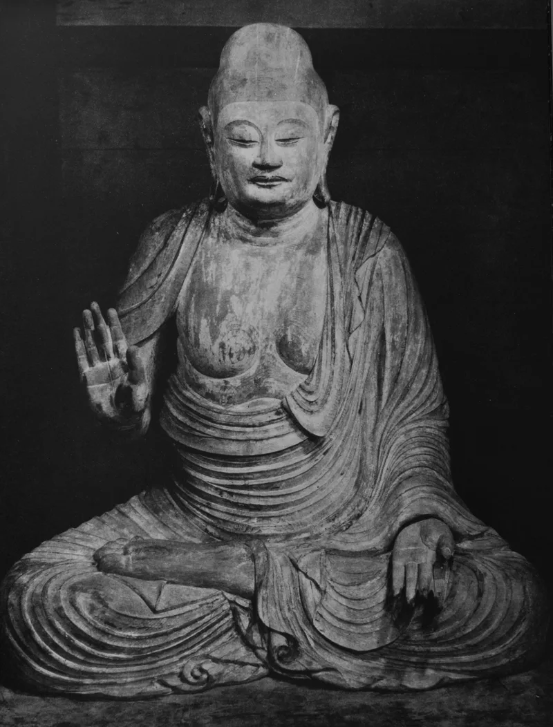 室生寺釈迦如来坐像。弘仁・貞観文化の彫刻。