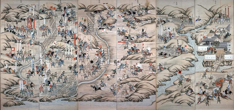 『長篠合戦図屏風』