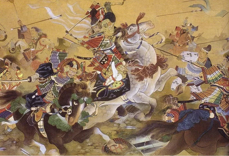 筑後川の戦い(大原合戦)を描いた合戦絵巻