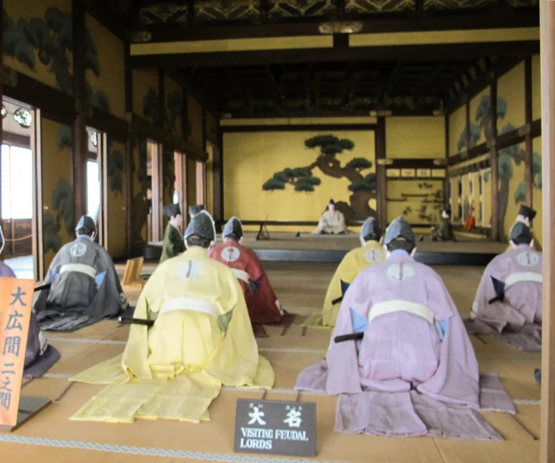 二条城二の丸御殿大広間。桃山文化の建築。