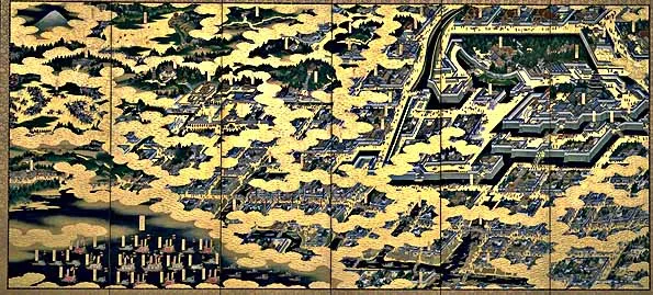 『江戸図屏風』