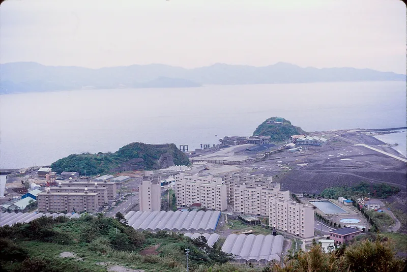 高島炭鉱跡