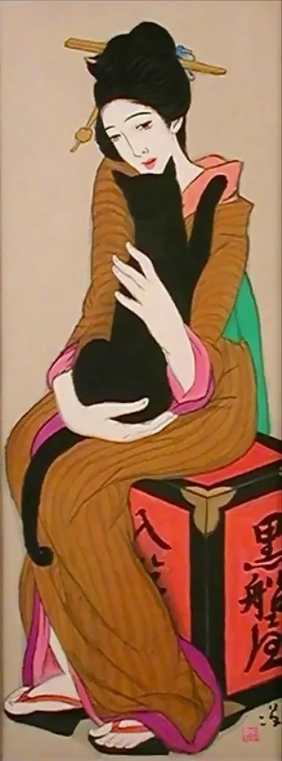 竹久夢二『黒船屋』大正期の絵画