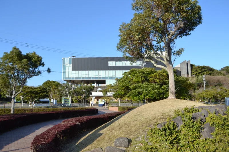 水俣市明神町にある水俣市立水俣病資料館の外観