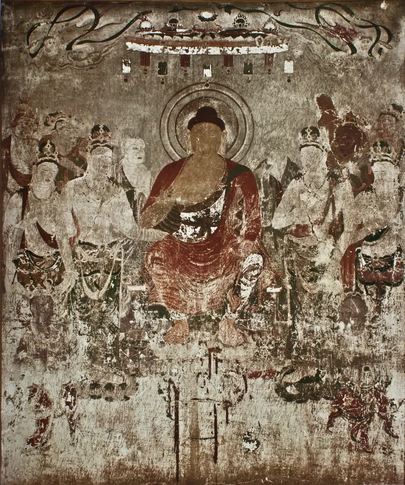 法隆寺金堂壁画第10号壁『薬師浄土図』