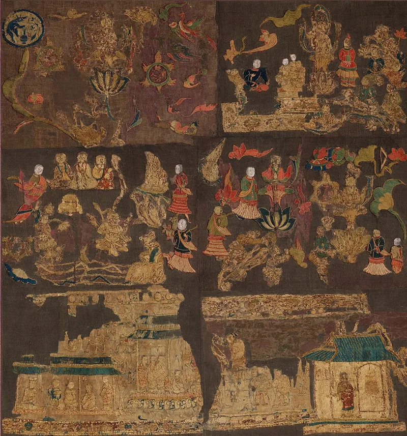 中宮寺天寿国繍帳
