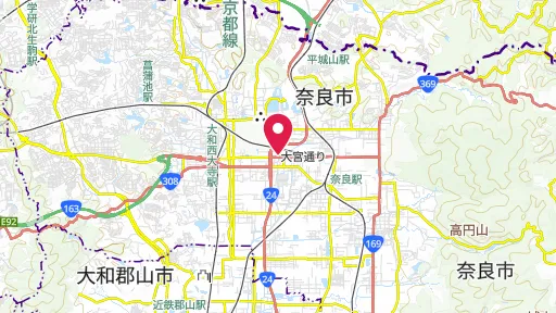 長屋王邸跡の位置