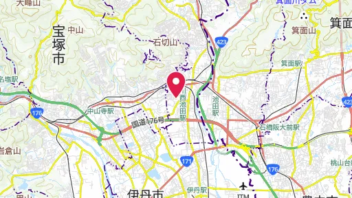 川西市文化財資料館の位置