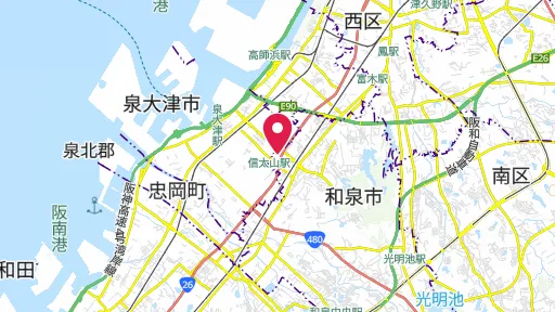 池上曽根史跡公園の位置