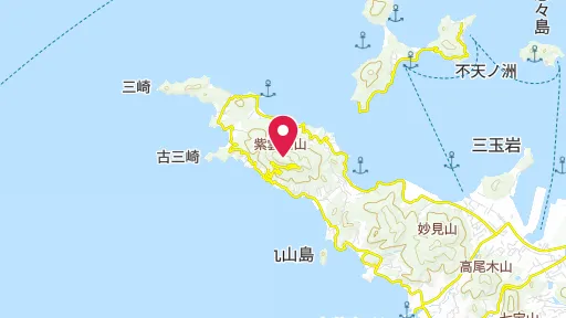 紫雲出山遺跡の位置