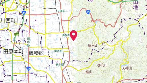 西殿塚古墳の位置