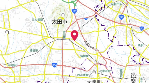 太田天神山古墳の位置