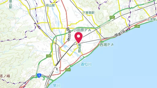 新幹線発祥の地記念碑の位置