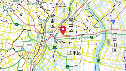 すみだ北斎美術館の位置