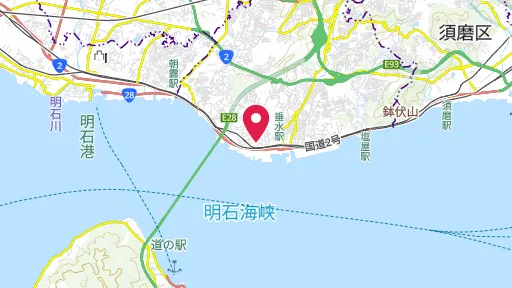 五色塚古墳の位置