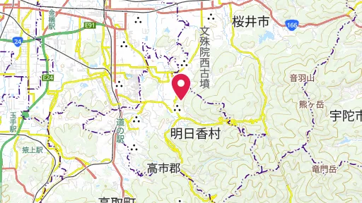 龍蓋寺の位置