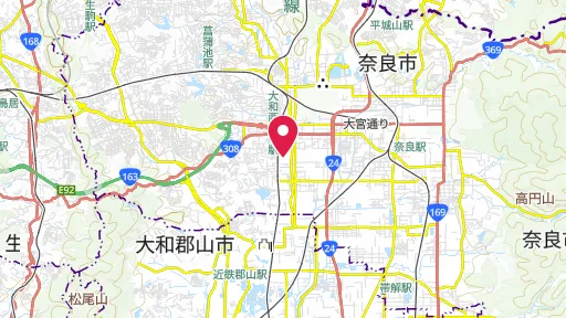 唐招提寺の位置