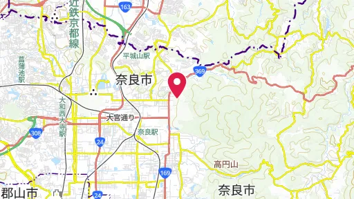 正倉院の位置