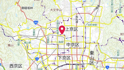 京都市平安京創生館の位置
