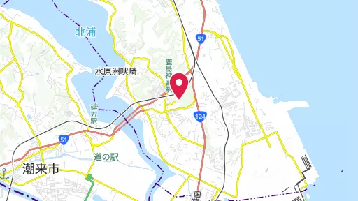 鹿島神宮の位置