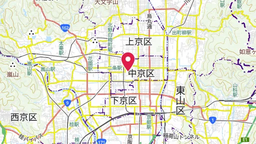 勧学院跡の位置