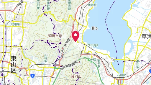 園城寺の位置