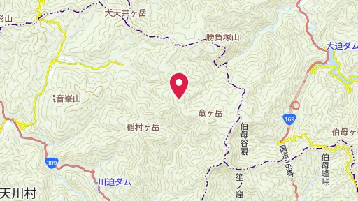 大峯山寺の位置