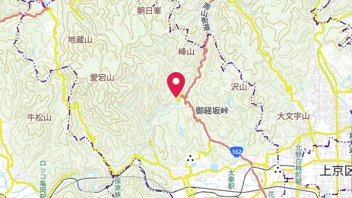 神護寺の位置