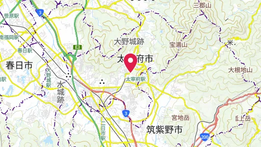 太宰府天満宮の位置
