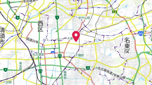 徳川美術館の位置