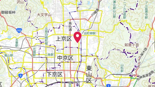 法成寺跡の位置