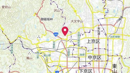 仁和寺の位置