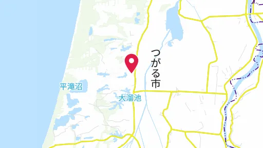 亀ヶ岡遺跡の位置