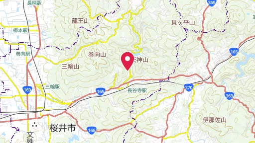 大和長谷寺の位置