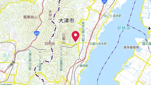 日吉大社の位置