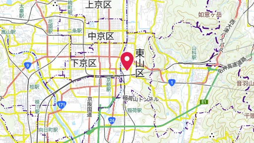蓮華王院の位置