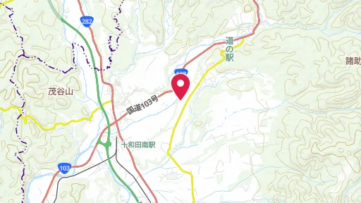 大湯環状列石の位置