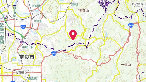 浄瑠璃寺の位置