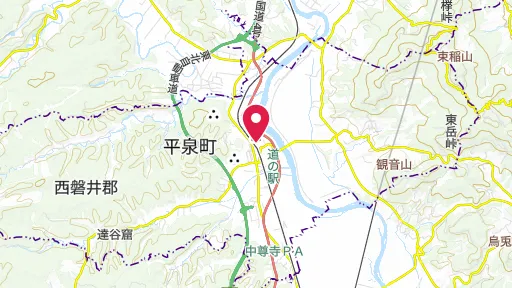 無量光院跡の位置