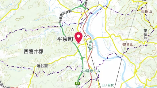 毛越寺の位置