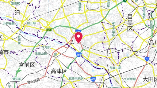 五島美術館の位置