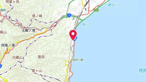  石橋山古戦場 の位置