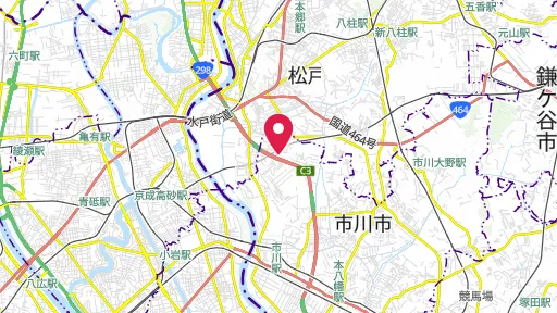 堀之内貝塚の位置