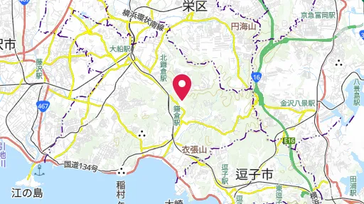 建長寺の位置