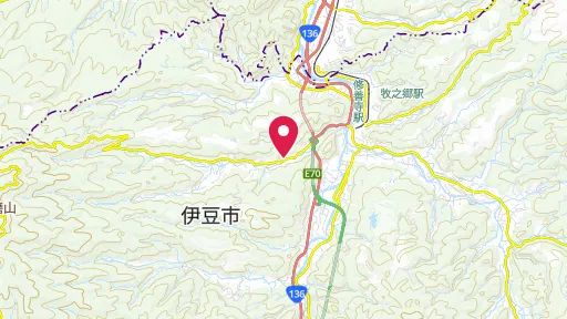 修禅寺の位置