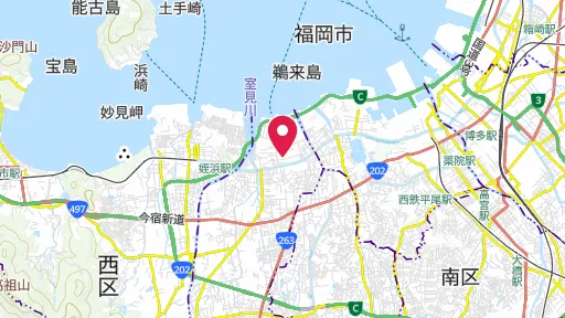 防塁の位置