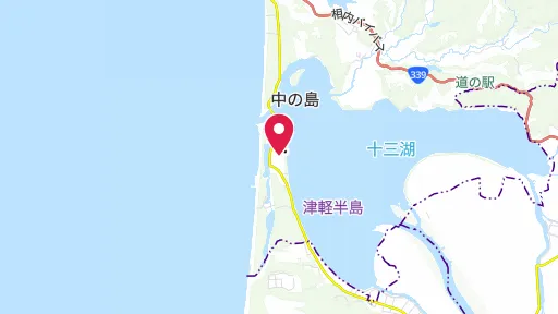 十三湊遺跡の位置