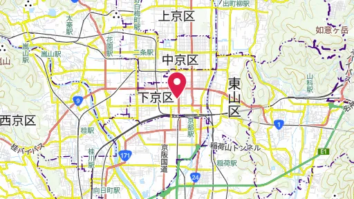 本願寺（西本願寺）の位置