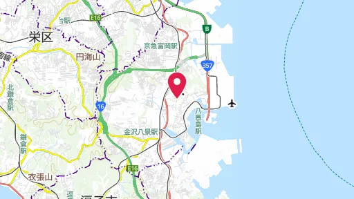 金沢文庫の位置